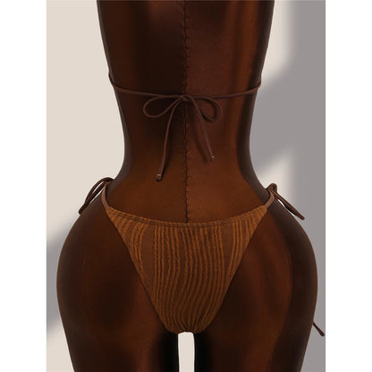 Damen Badeanzug Blumendruck One-Shoulder asymmetrisch Cut-Out Monokini gepolstert