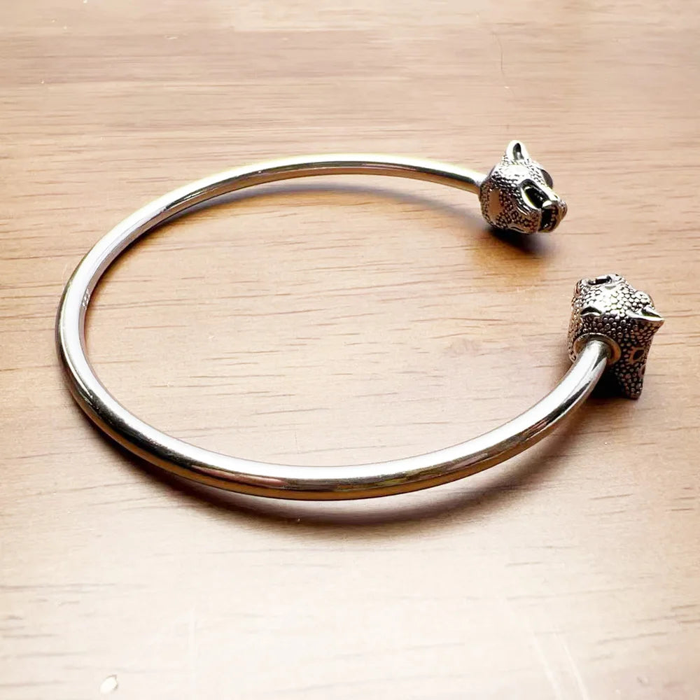 Damen-Armband Black Panthers Karma Vintage aus Sterlingsilber