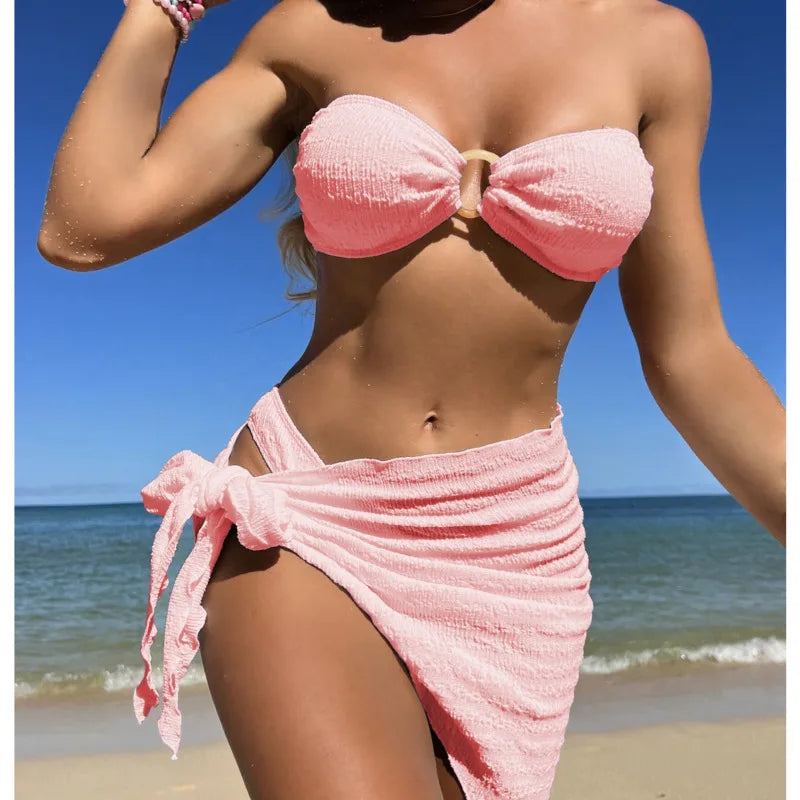 Sommerlicher Push-up-Bikini im brasilianischen Stil – ideal für Strand und Pool
