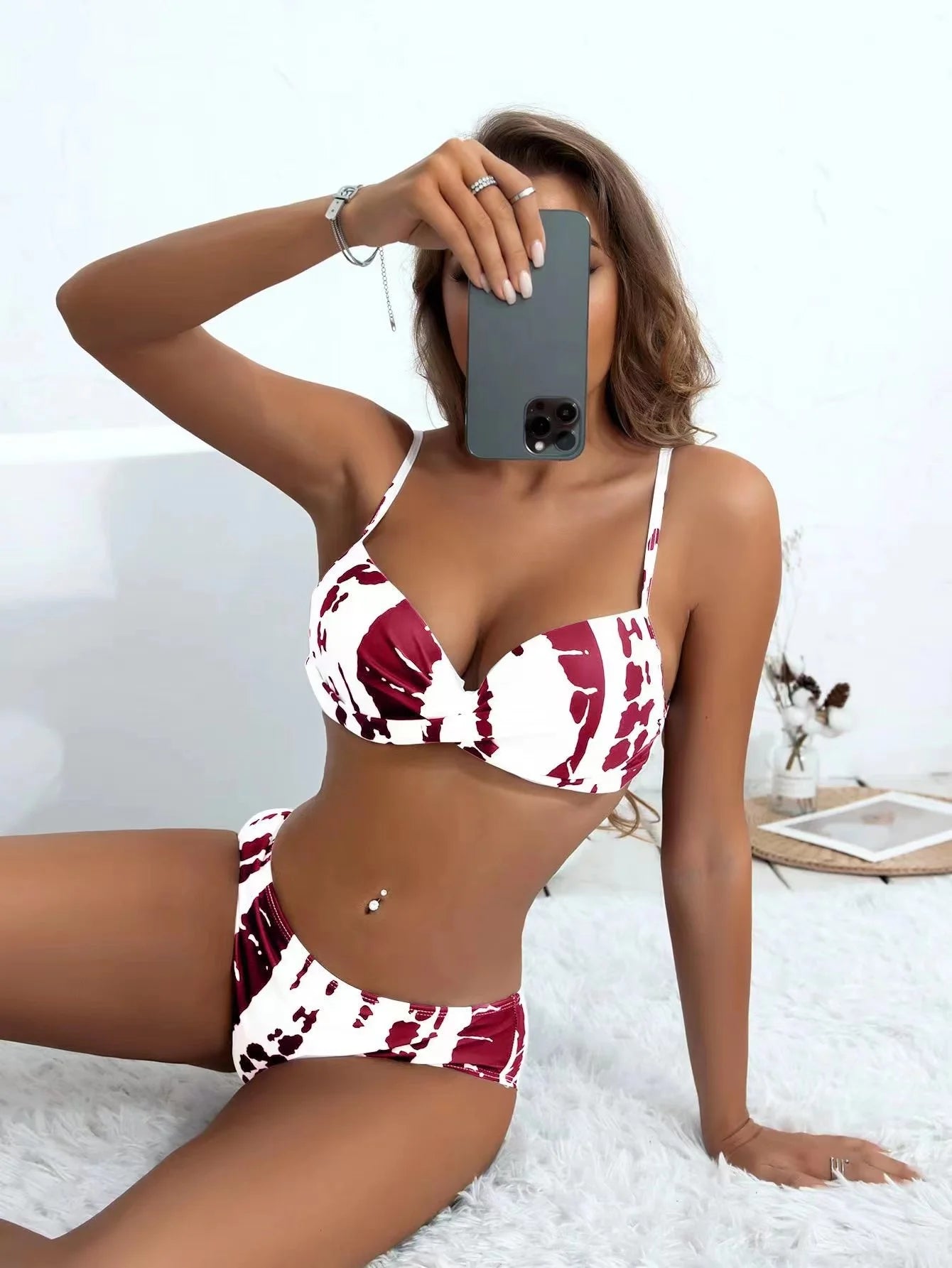 Sexy Push-Up-Bikini-Set für Damen – Brasilianischer Stil für Strand und Pool