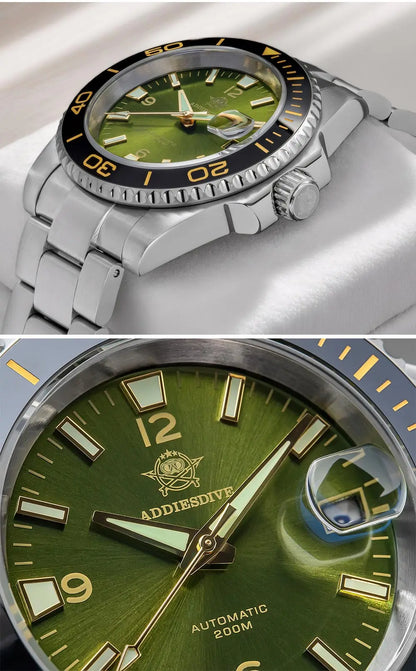 Herren-Taucheruhr mit Keramikluenette und 8215-Automatikwerk