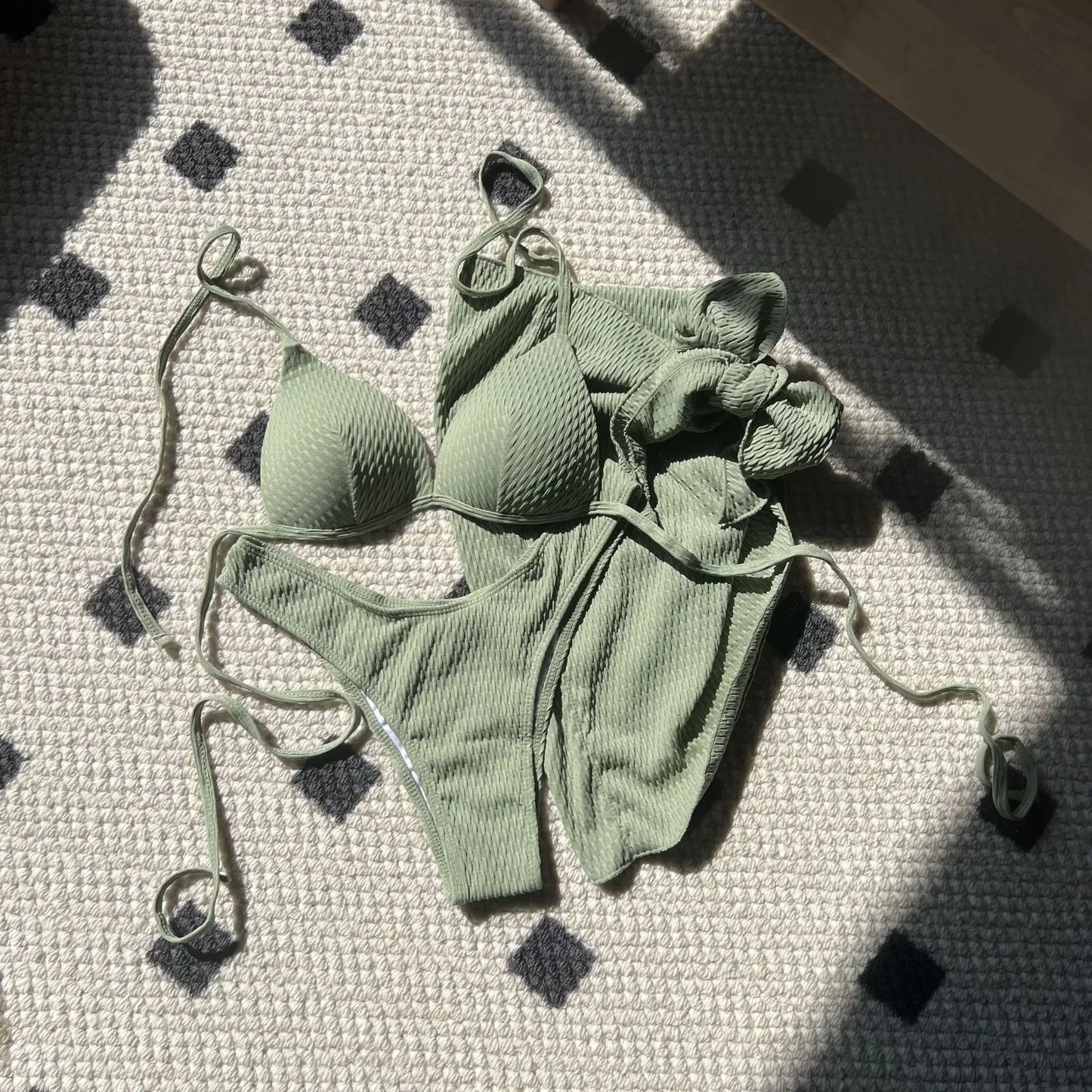 Sexy Push-Up-Bikini-Set für Damen – Brasilianischer Stil für Strand und Pool