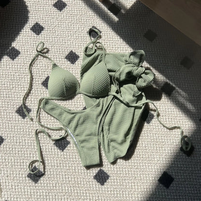 Sexy Push-Up-Bikini-Set für Damen – Brasilianischer Stil für Strand und Pool