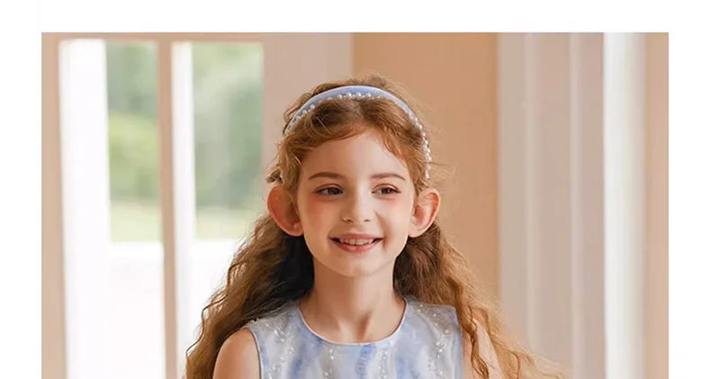 Ärmelloses Prinzessinnen-Kleid für Mädchen im chinesischen Kawaii-Stil – ideal als Blumenmädchenkleid oder für den täglichen Gebrauch