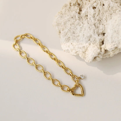 Edelstahl Neue Stil Kette Chic Mode Armband Armreif Wasserdicht Eingetroffen PVD Überzogene Handgelenk Schmuck für Frauen