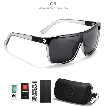 Sonnenbrille einteilig polarisiert UV400 5-Scharnier Herren
