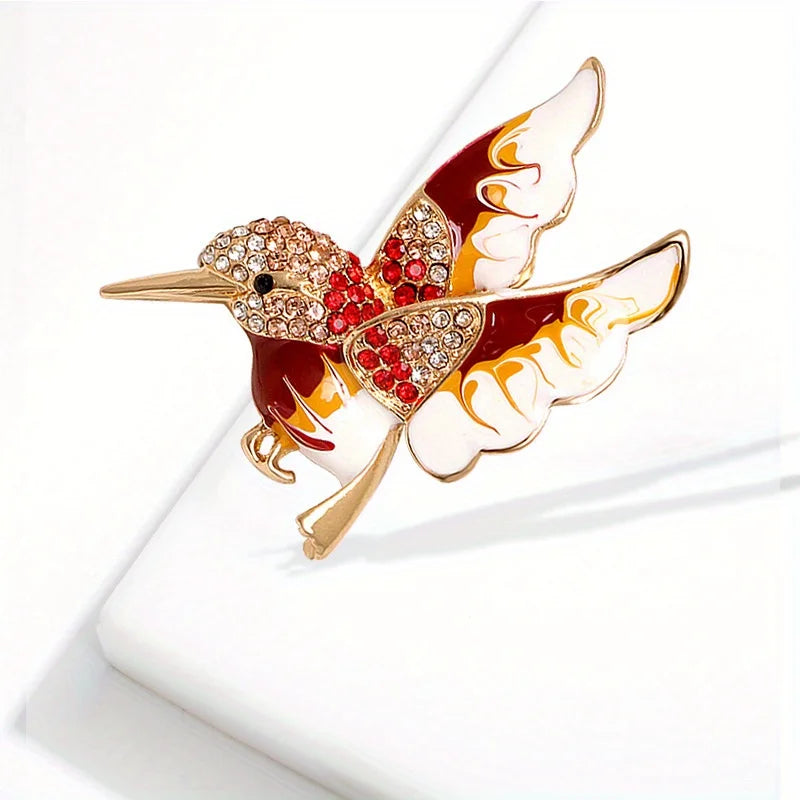 Brosche Vogel Kristall Strass Luxus Klassisch Party Mantel Damen