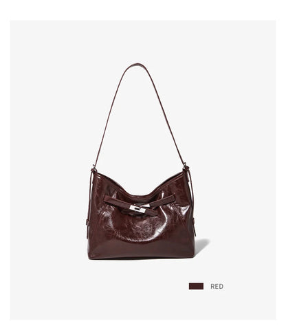 Damen Hobo Tasche Aus PU Leder Mit Großer Kapazität
