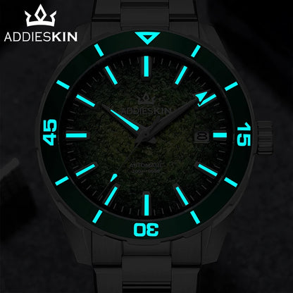 Herren-Taucheruhr mit Miyota-9015-Automatikwerk und Saphirglas