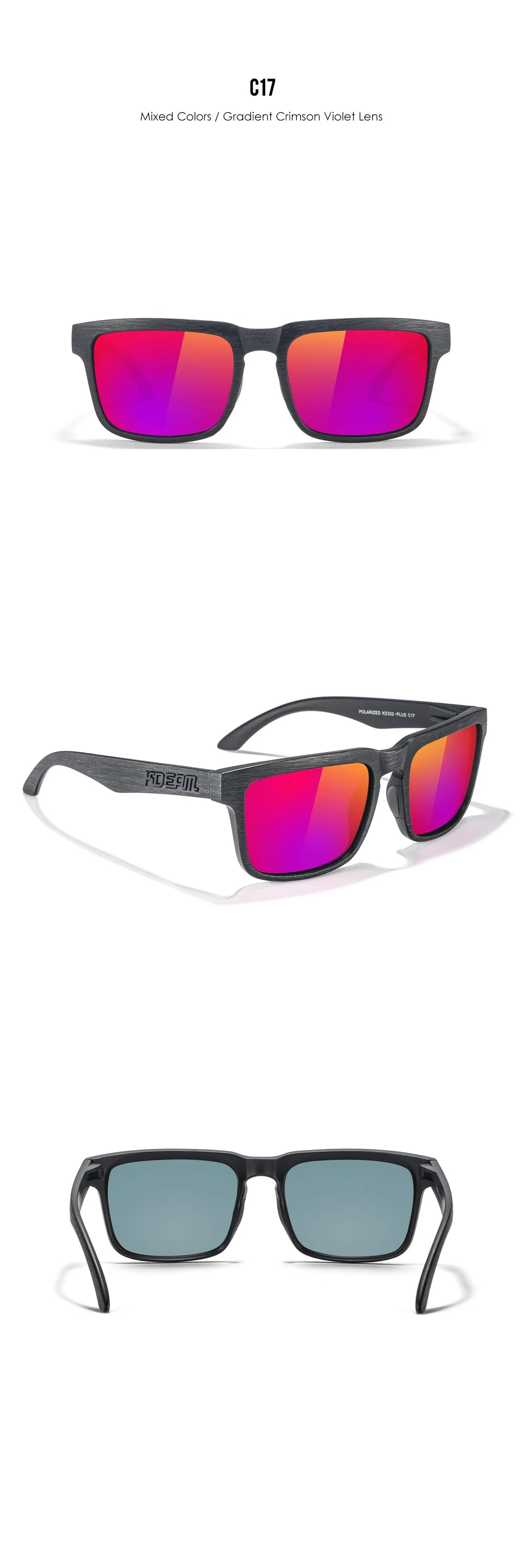 Sonnenbrille übergroß polarisiert photochrom Nachtsicht 154mm Herren