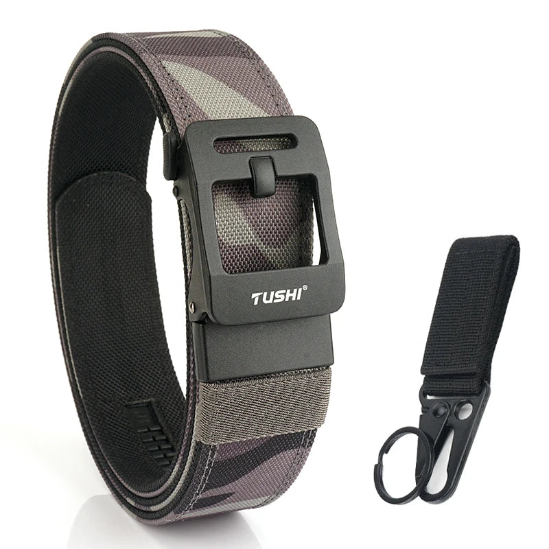 VATLY EDC Rigid Gürtel Herren Nylon Tactical Gun Belt Automatik-Schnalle