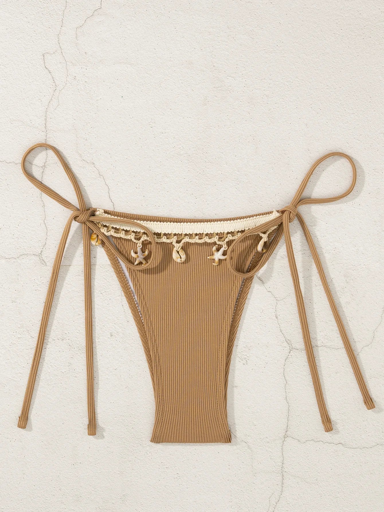 Gestreifter Push-up-Bikini für Damen – Sexy Badeanzug im brasilianischen Stil für Strand und Pool