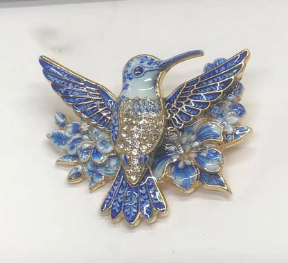 Brosche Emaille Porzellan Drache Schmetterling Frosch Krabbe Tier Reversnadel