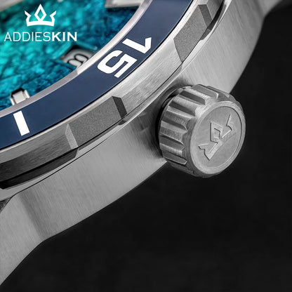 Herren-Taucheruhr mit Miyota-9015-Automatikwerk und Saphirglas