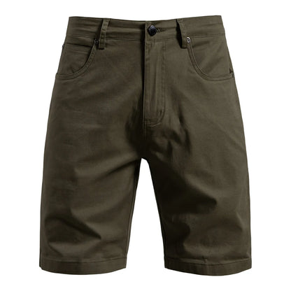 AIOPESON Herren-Sommershorts aus 100 % Baumwolle, lässige 11-farbige, leichte Straßenshorts mit mehreren Taschen
