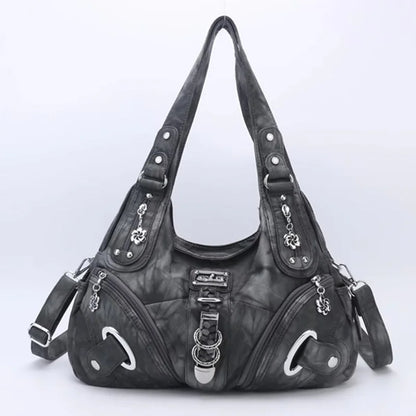 Damen-Handtasche Leopard-Print Großes Fassungsvermögen Schultertasche Top-Handle Vielseitiger Alltagsbegleiter