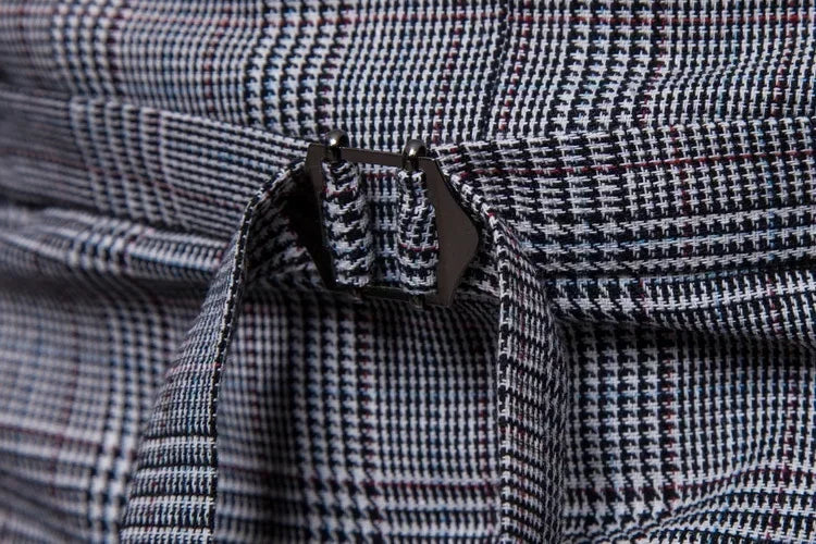Herren-Weste mit Schnürung aus Baumwoll-Leinen-Mischung – Kurzarmshirt in Unifarbe