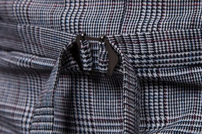 Herren-Weste mit Schnürung aus Baumwoll-Leinen-Mischung – Kurzarmshirt in Unifarbe