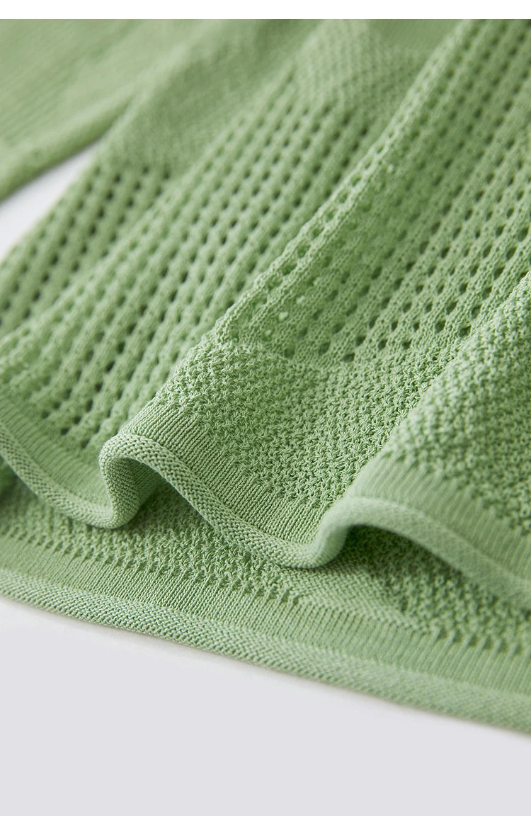 Damen-Rundhalspullover Aushöhlung Jacquard Viskose locker Frühling