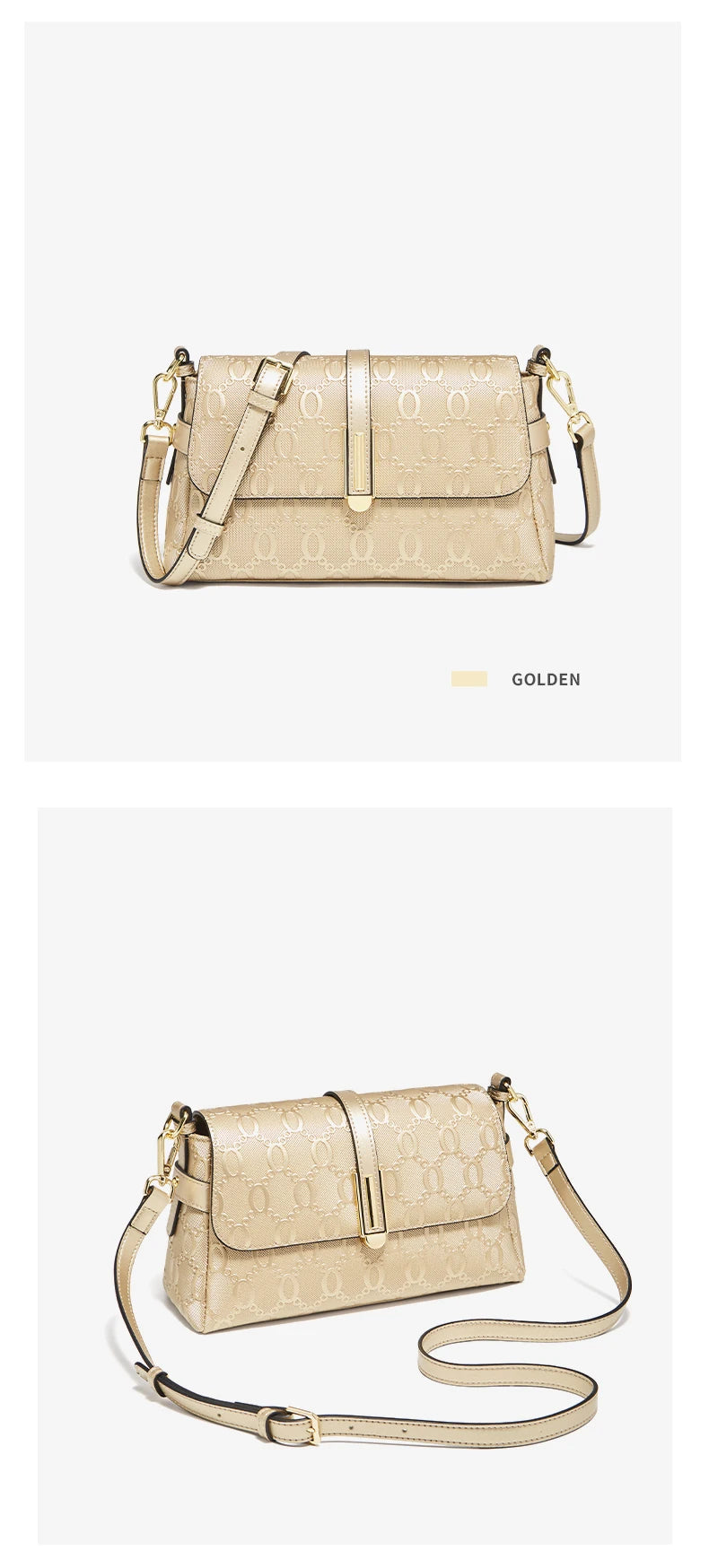 Damen Schultertasche aus Split Leather Crossbody Fashion Messenger Bag