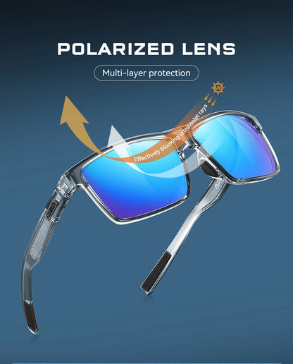 Sonnenbrille übergroß TR90 polarisiert 160mm Etui Herren XL