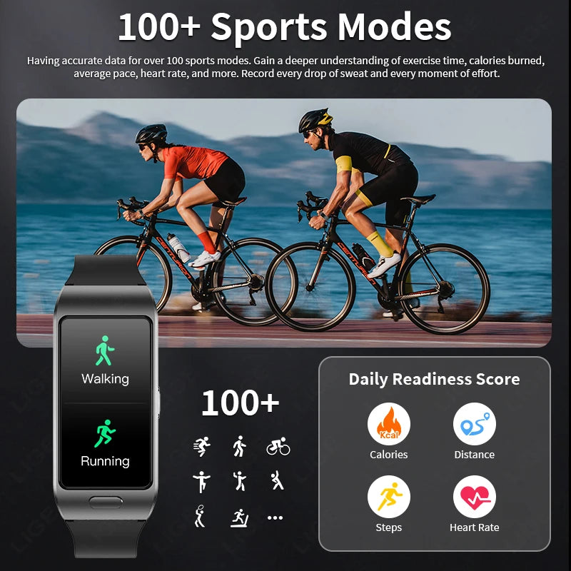 LIGE 2-in-1 TWS Bluetooth Headset Smart Watch Sport GPS Kopfhörer Smartwatch Wasserdichte Musik Kopfhörer Uhren EKG Herzfrequenz