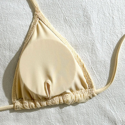 Sexy Bikini-Set mit Push-up und Bordüren – Perfekt für Strand und Pool