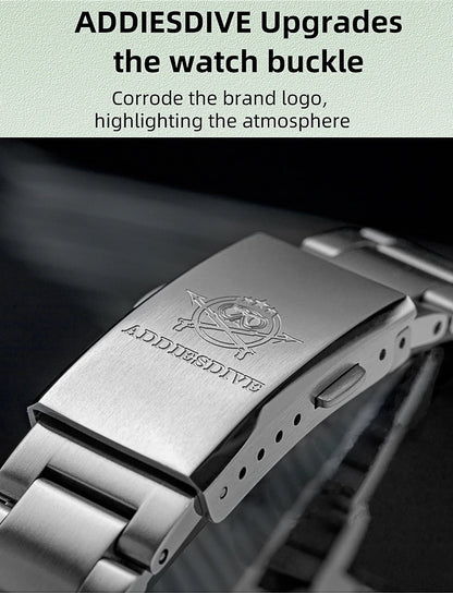 Herren-Taucheruhr aus 316L-Edelstahl mit BGW9-Leuchtmasse