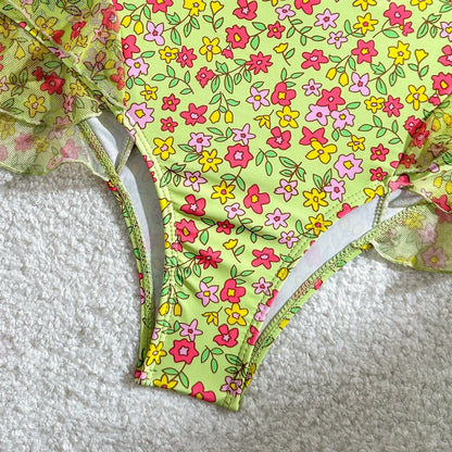 Bauchfreies Bikini-Set mit Push-up-Effekt und hohem Bund – ideal für Strand und Pool