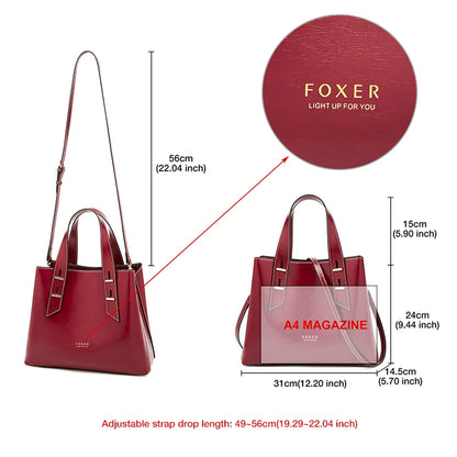 Damen Handtasche aus Split-Leder mit Crossbody Fashion Bags