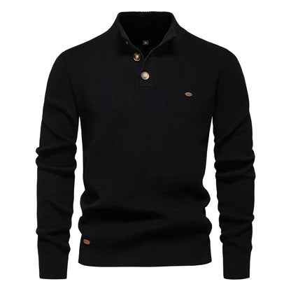 Herren Pullover im lässigen Stil mit Rollkragen für Herbst und Winter