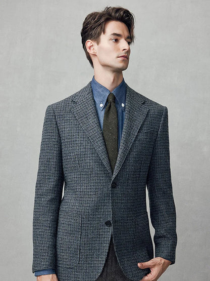 Eleganter Herrenanzug in Schwarz mit Blazer, Weste und Hose – ideal für Hochzeiten, Partys und den täglichen Business-Look, auch in großen Größen erhältlich.