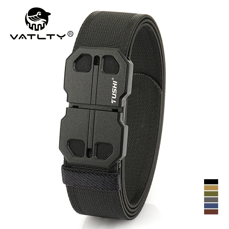 Herren-Gürtel 34mm Breite Mit Magnetverschluss Aus Nylon Für Alltag Und Freizeit Robust