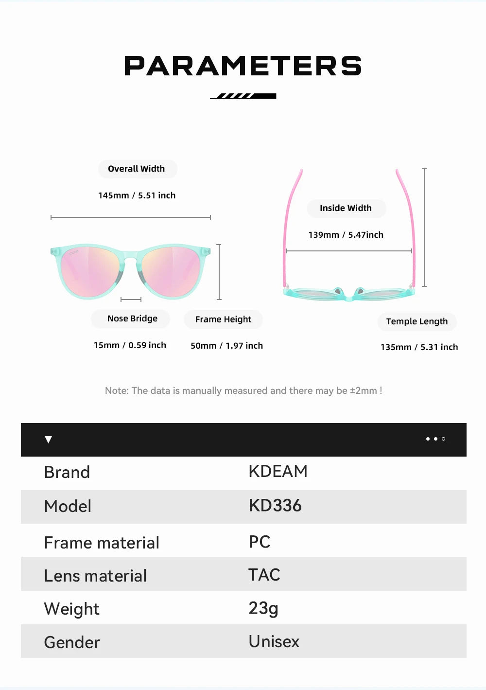 Damen-Sonnenbrille oval Retro polarisiert rutschfest Nasenpads Vintage