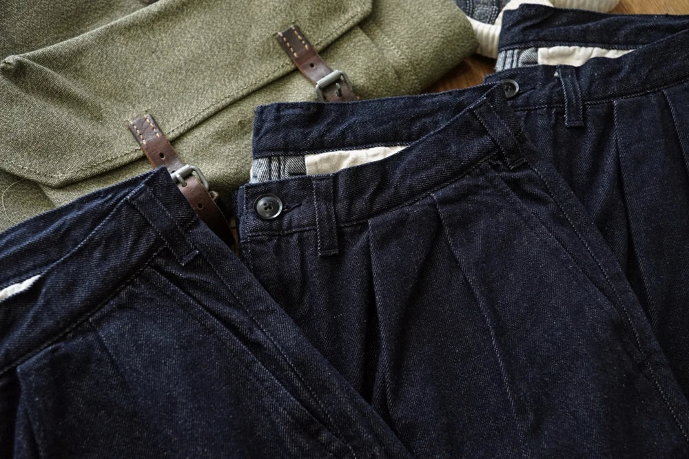 Männer Jeans im Vintage-Stil mit weitem Bein für den Sommer