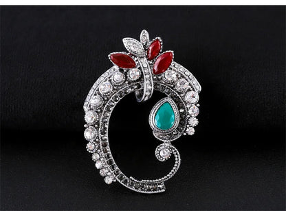 Brosche Metall Barock Vintage Retro Palast Revers Pin Unisex Party