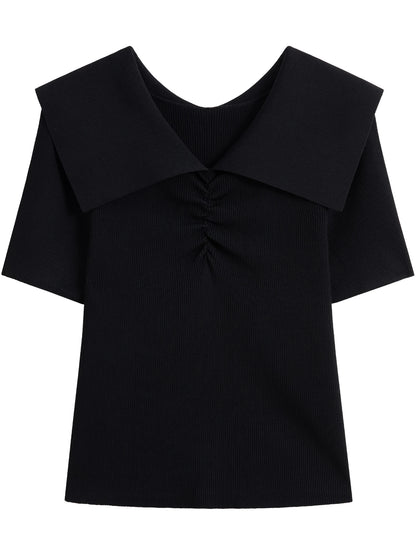 Weites Damen-Shirt mit Buchstaben-Print und langen Ärmeln – ideal für den Frühling und vielseitig kombinierbar.