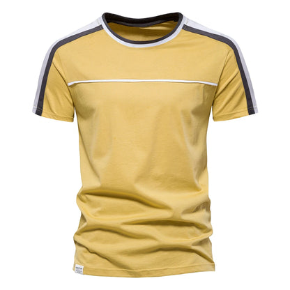Herren T-Shirt aus 100 Prozent Baumwolle mit modischem Druck im Slim Fit