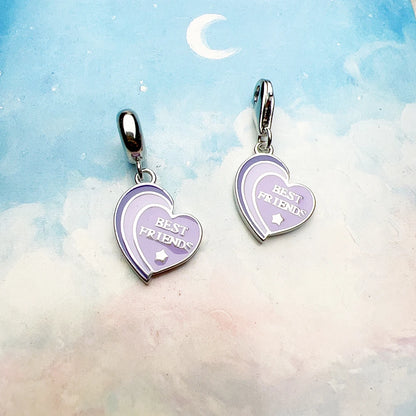 Damen-Charm-Anhänger Beste Freunde klassisch Glück aus Sterlingsilber