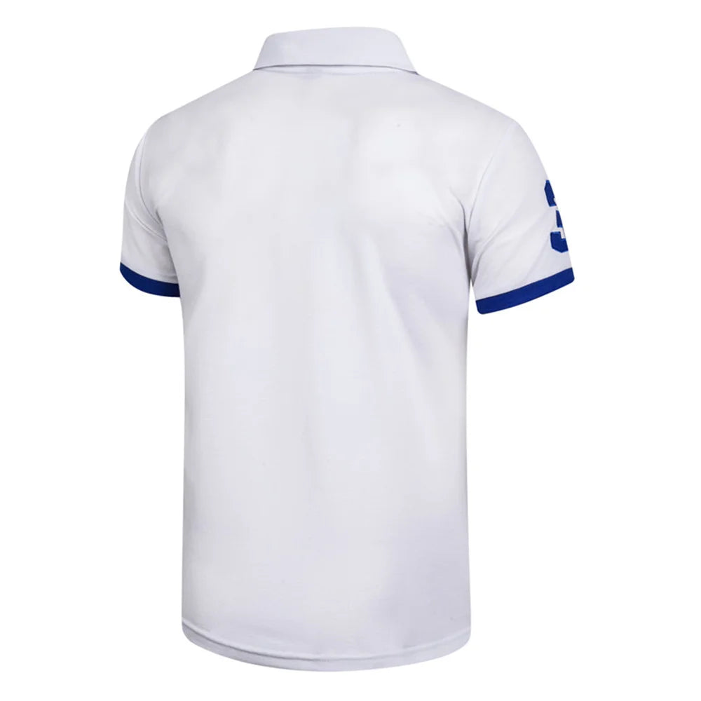 Elegantes Slim Fit Poloshirt Herren Stickerei Business Look