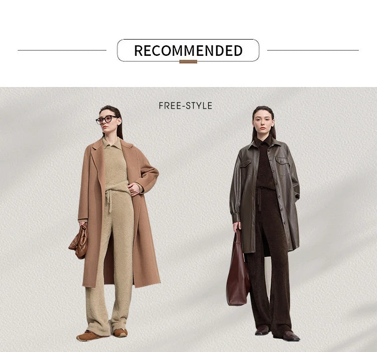 Empfohlene Kombi: AMII Damen-Set in hellbeige und dunkelbraun