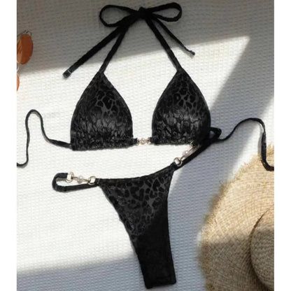 Blumiger, sexy Bikini-Set für Damen – ideal für Strand und Pool