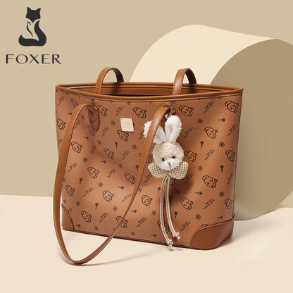 Damen Schultertasche Aus PU-Leder Mit Großer Kapazität Und Alltagslook