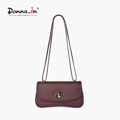 Weinrote Echtleder Schultertasche | Crossbody, Vielseitig