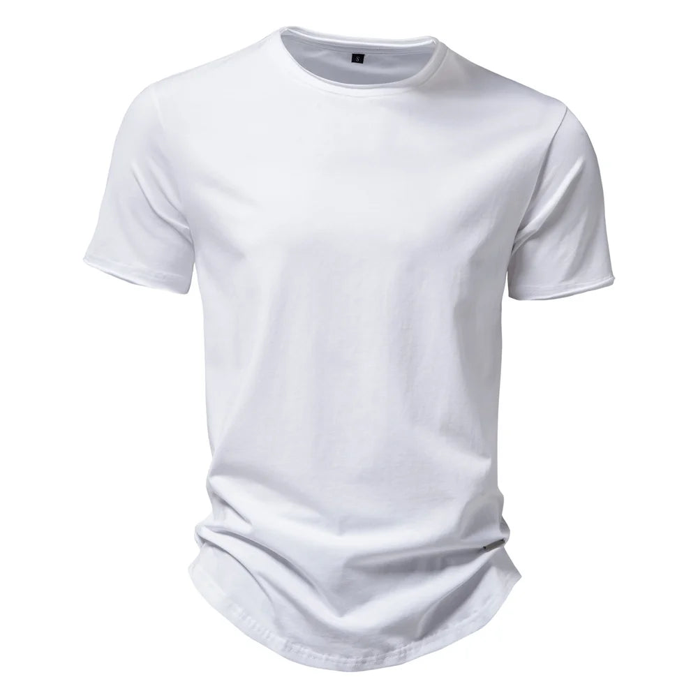 Herren T-Shirt aus 100 Prozent Baumwolle im lässigen Sommer-Stil