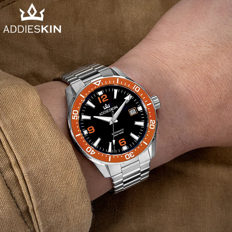 Herren-Premium-Automatikuhr 40 mm mit Japan-9015-Werk