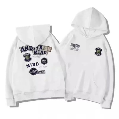 Herren Hoodie mit Grafikdruck im Vintage-Stil für Herbst und Winter