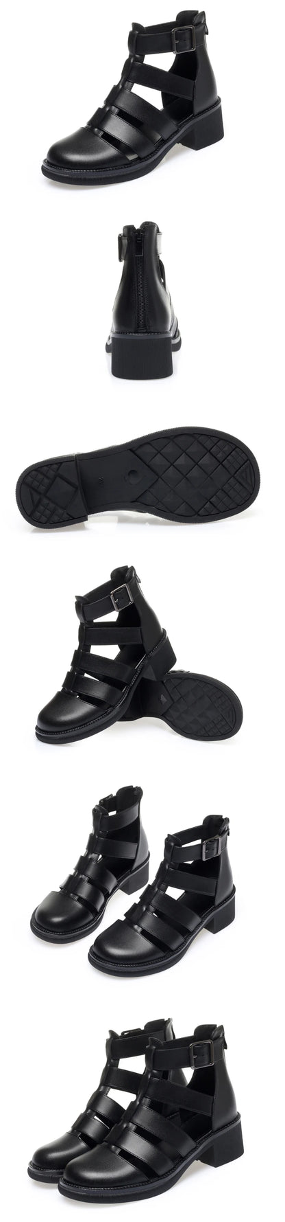AIYUQI Damen-Sandalen, Sommer, 2022, neue Damen-Sandalen aus echtem Leder, Verschluss, geflochtener Gladiator, rutschfeste, lässige Sandalen für Damen