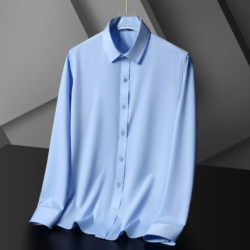 Kurzes Herren-Leinenhemd mit kurzen Ärmeln – ideal für den Sommer und lässige Anlässe.