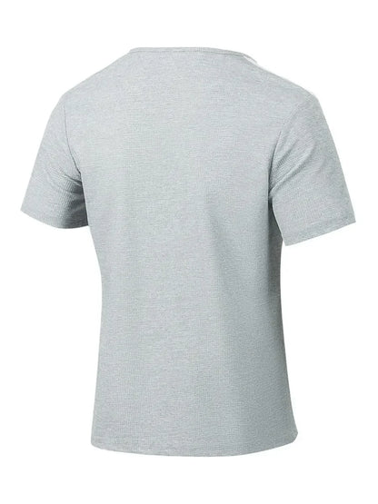 Kurzärmeliges Herren-Sommer-T-Shirt mit lockeren Streifen – vielseitiges, trendiges Oberteil für Paare